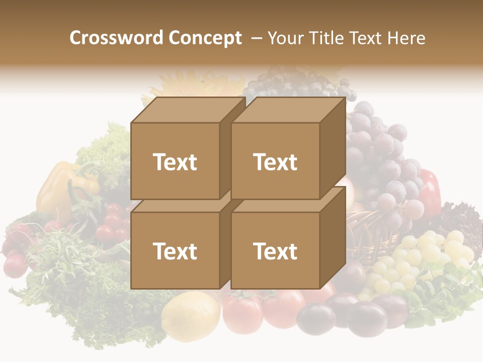 Fruits And Vegetables PowerPoint Template