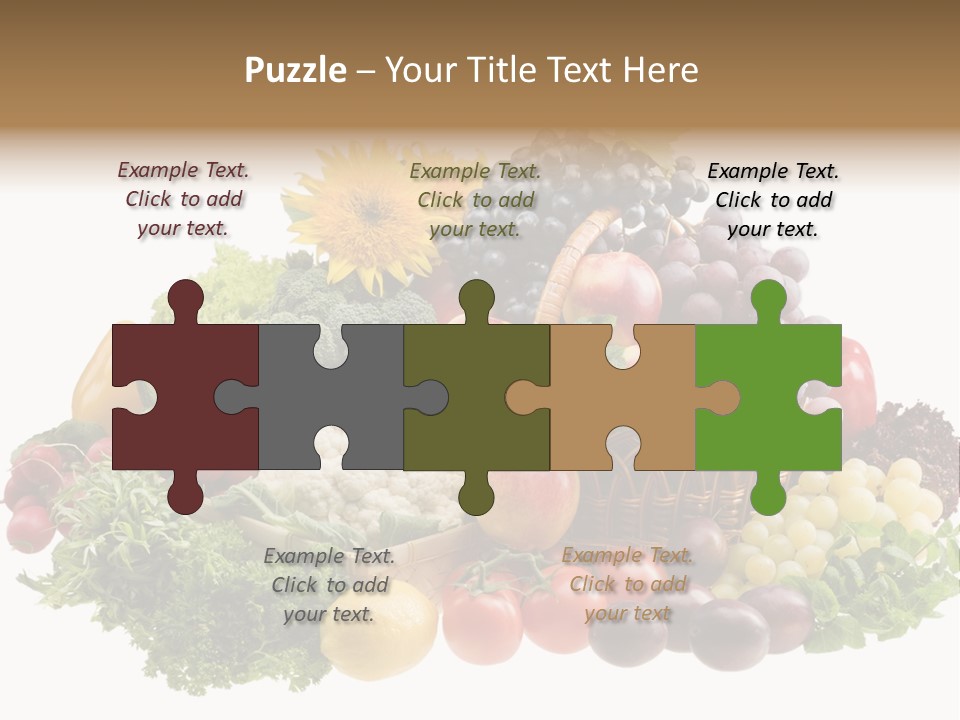 Fruits And Vegetables PowerPoint Template