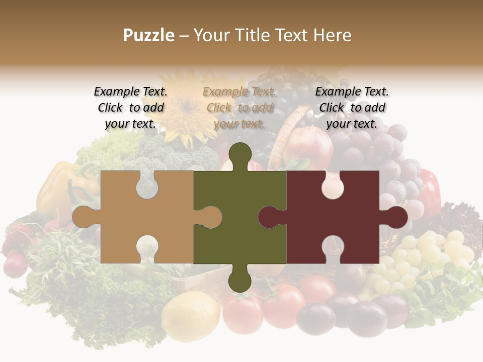 Fruits And Vegetables PowerPoint Template