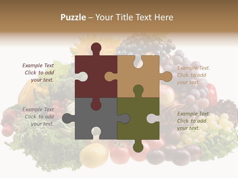 Fruits And Vegetables PowerPoint Template