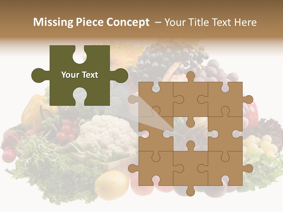 Fruits And Vegetables PowerPoint Template