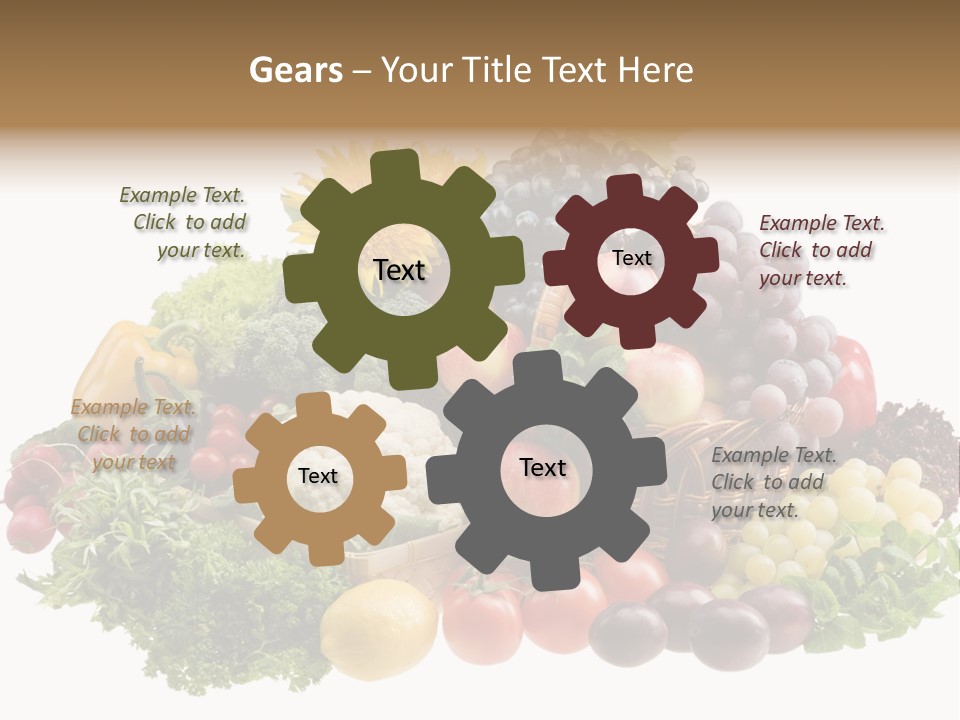 Fruits And Vegetables PowerPoint Template