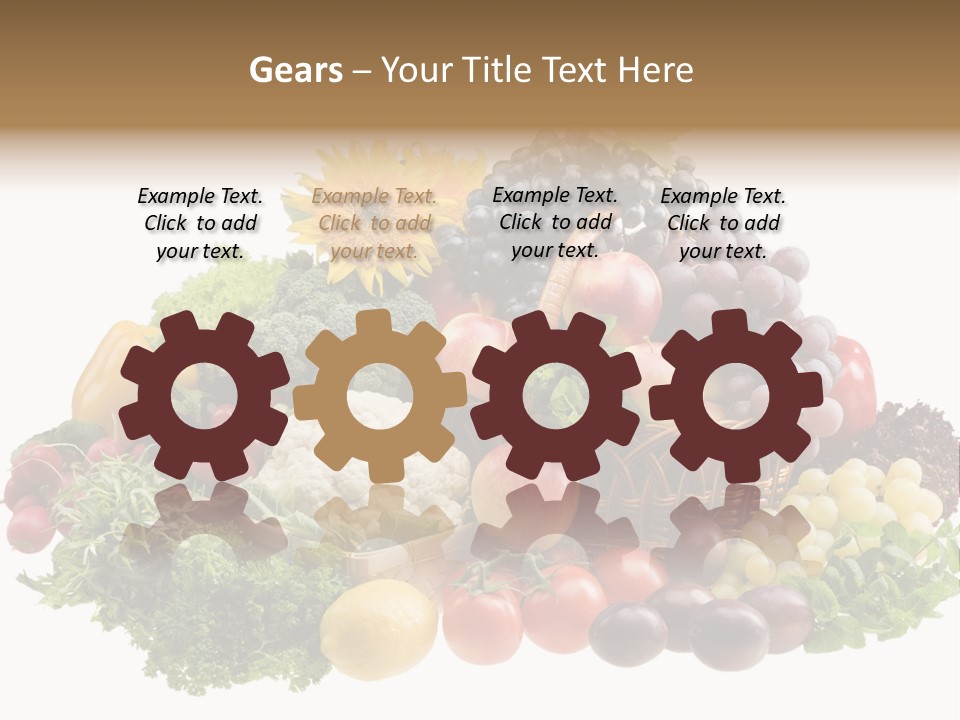 Fruits And Vegetables PowerPoint Template