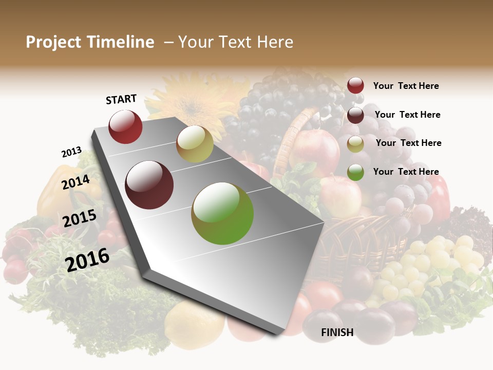 Fruits And Vegetables PowerPoint Template