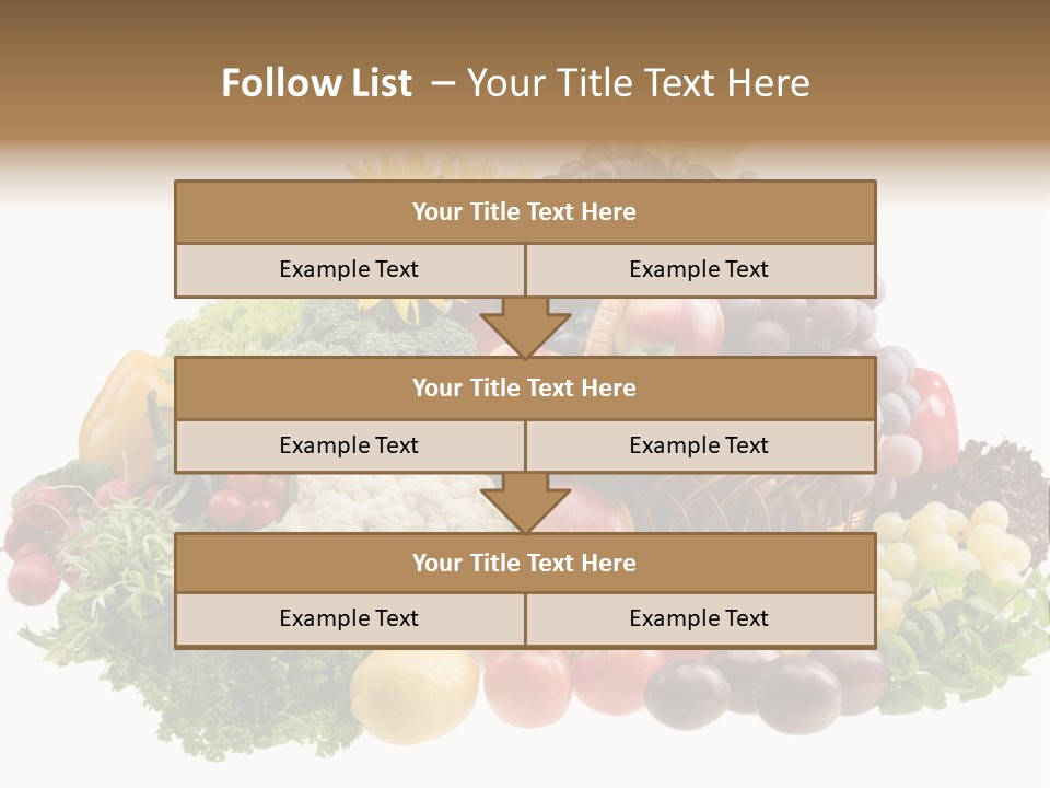 Fruits And Vegetables PowerPoint Template