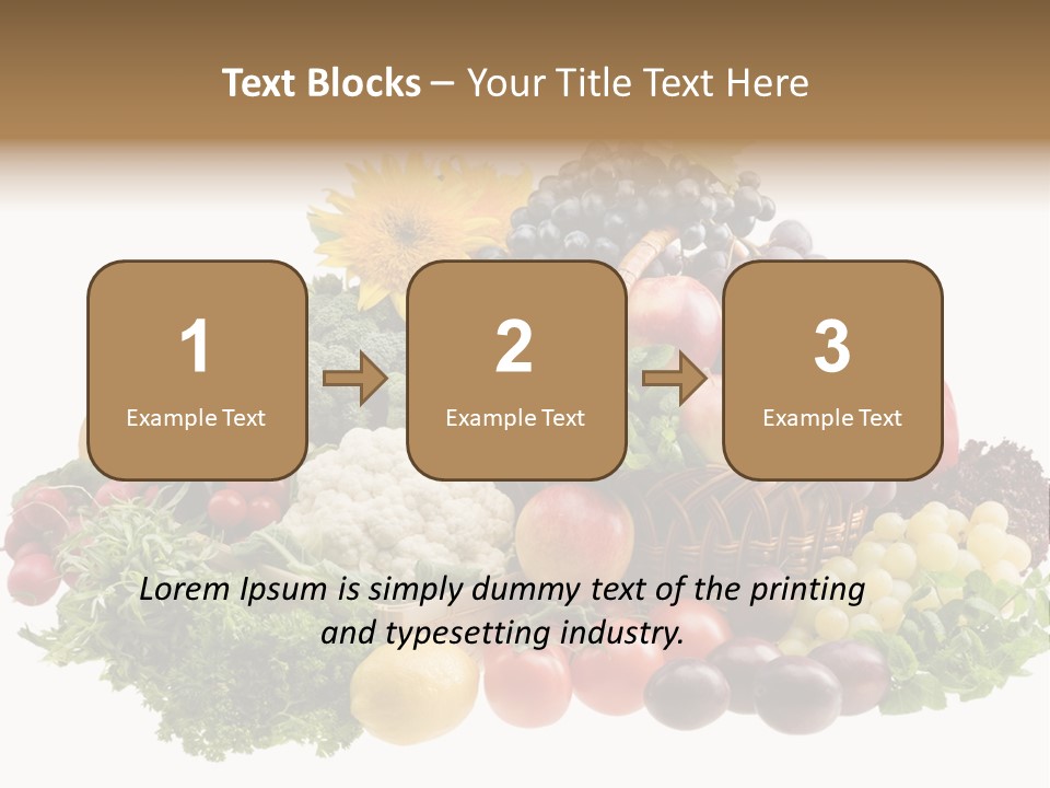 Fruits And Vegetables PowerPoint Template