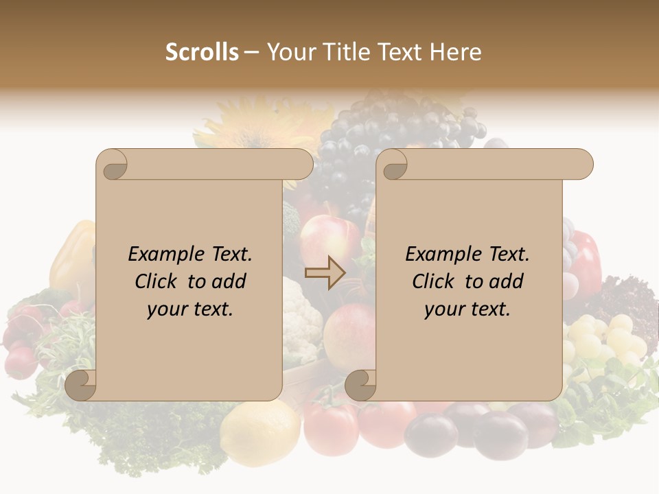 Fruits And Vegetables PowerPoint Template