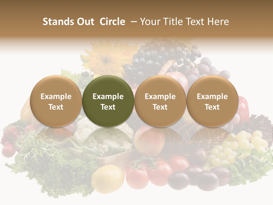 Fruits And Vegetables PowerPoint Template