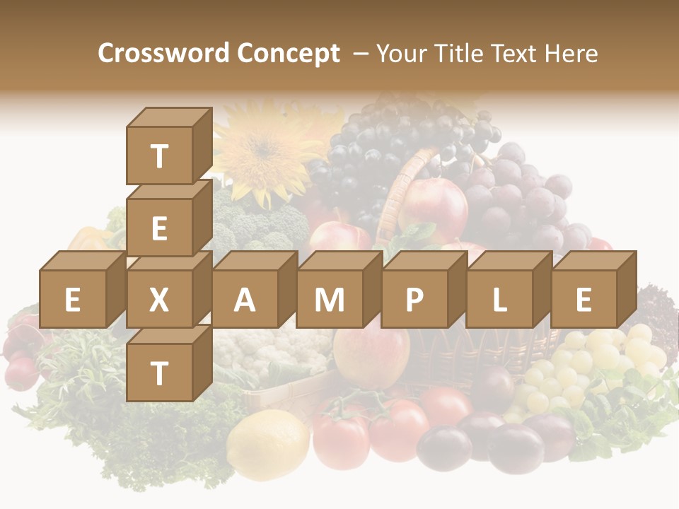 Fruits And Vegetables PowerPoint Template