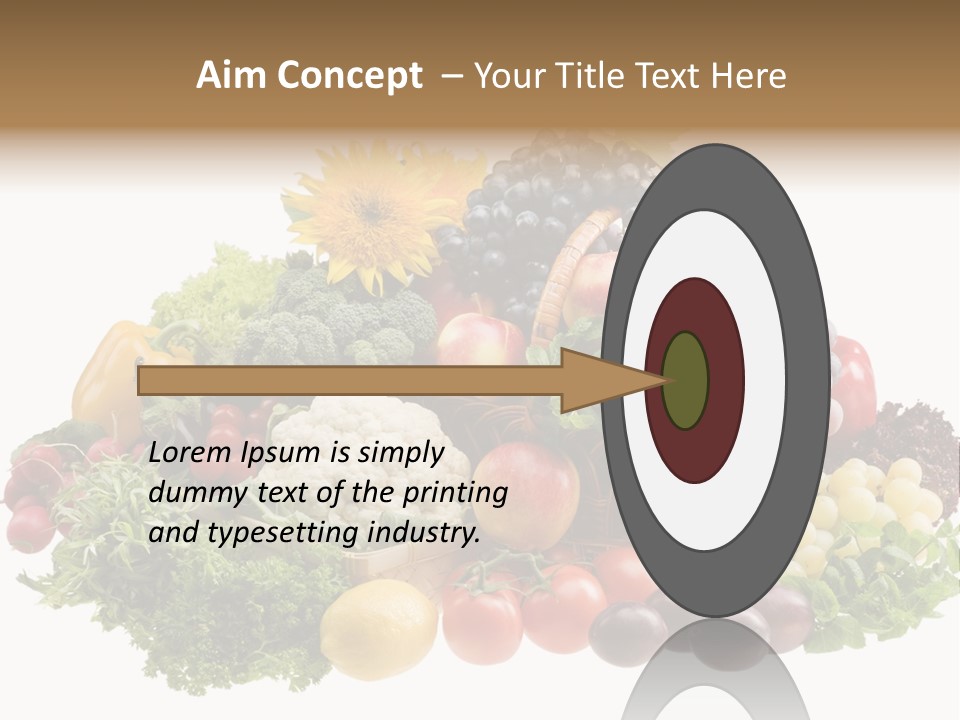 Fruits And Vegetables PowerPoint Template