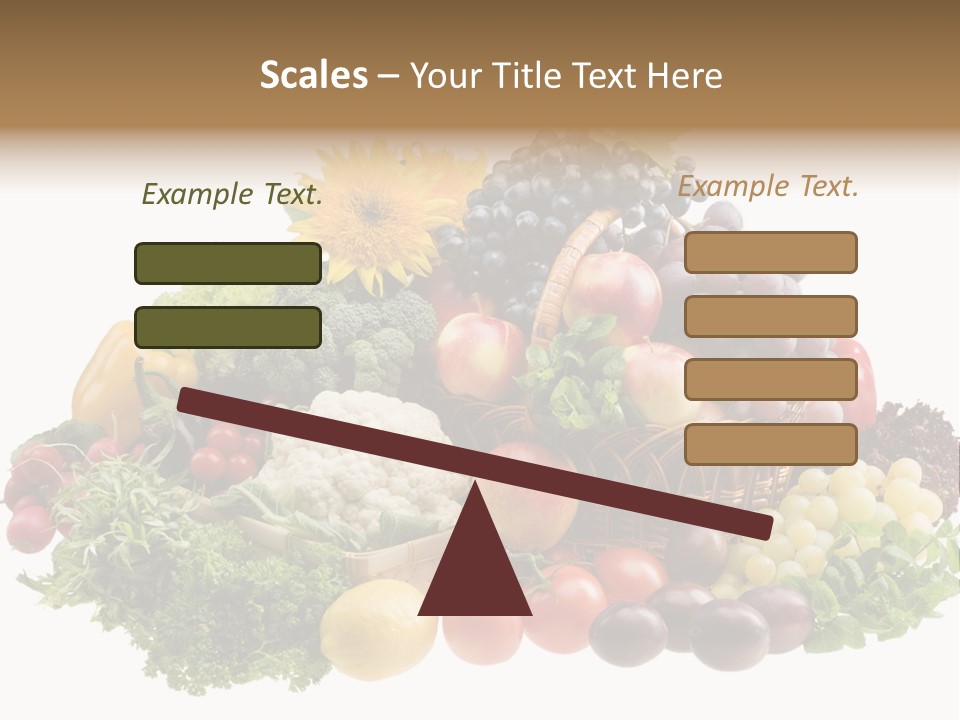 Fruits And Vegetables PowerPoint Template