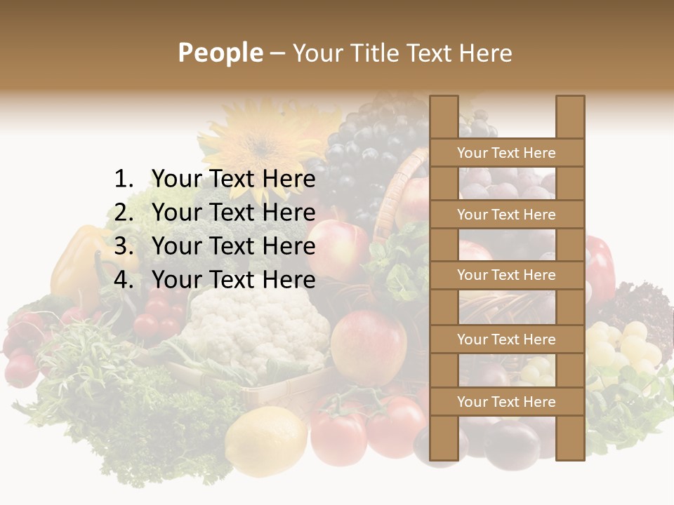 Fruits And Vegetables PowerPoint Template