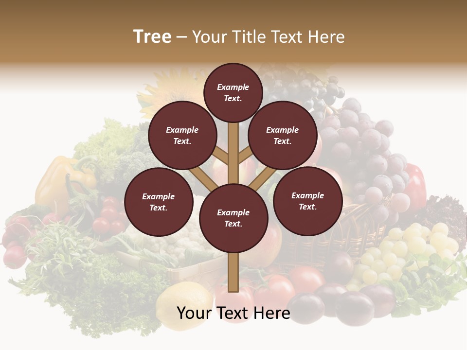 Fruits And Vegetables PowerPoint Template