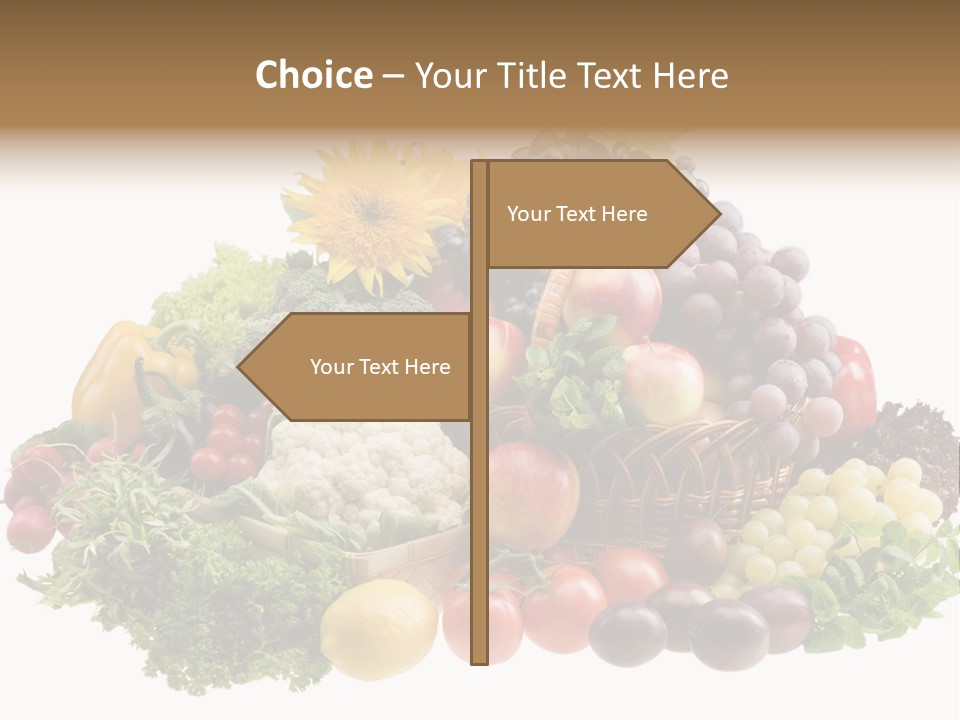 Fruits And Vegetables PowerPoint Template
