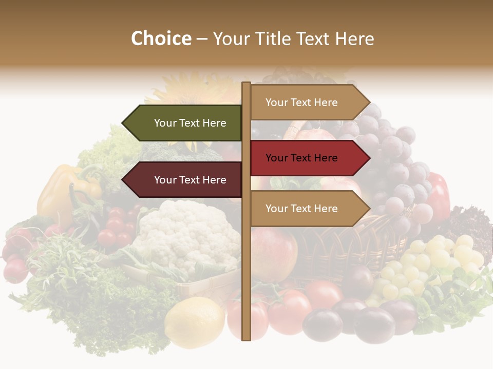 Fruits And Vegetables PowerPoint Template