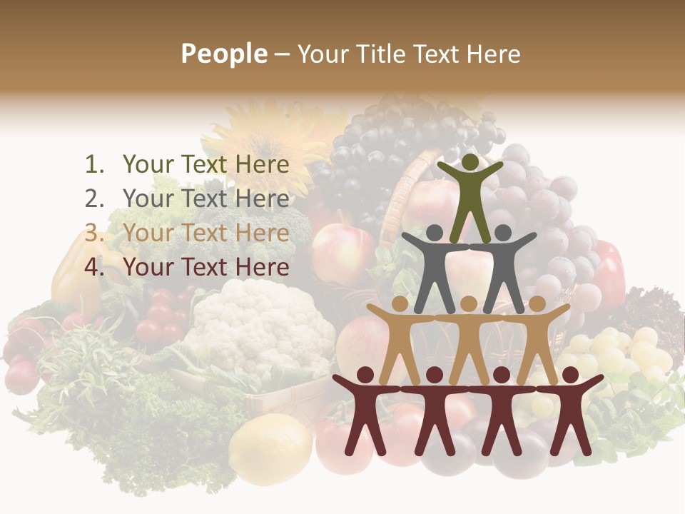Fruits And Vegetables PowerPoint Template