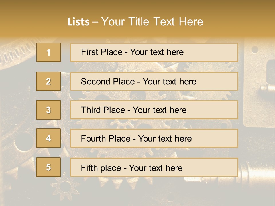 Old Mechanism PowerPoint Template