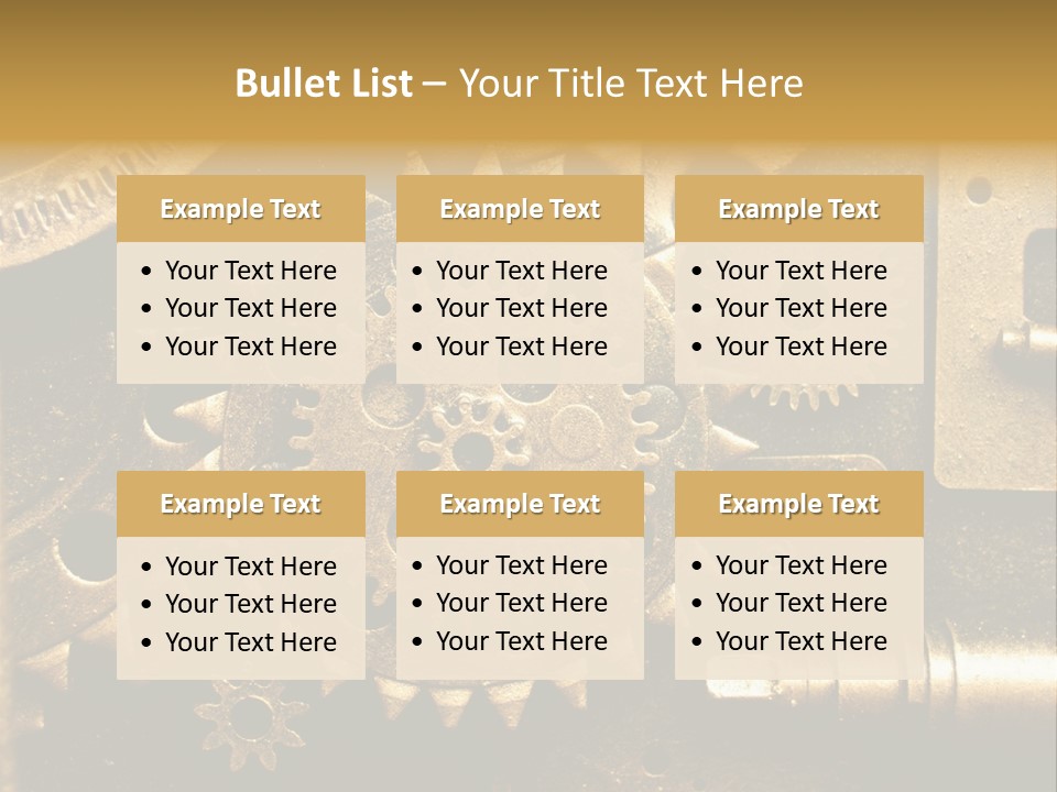 Old Mechanism PowerPoint Template
