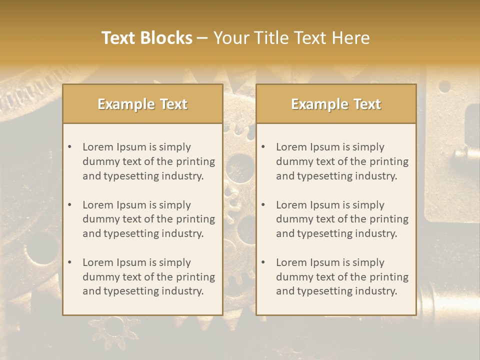 Old Mechanism PowerPoint Template