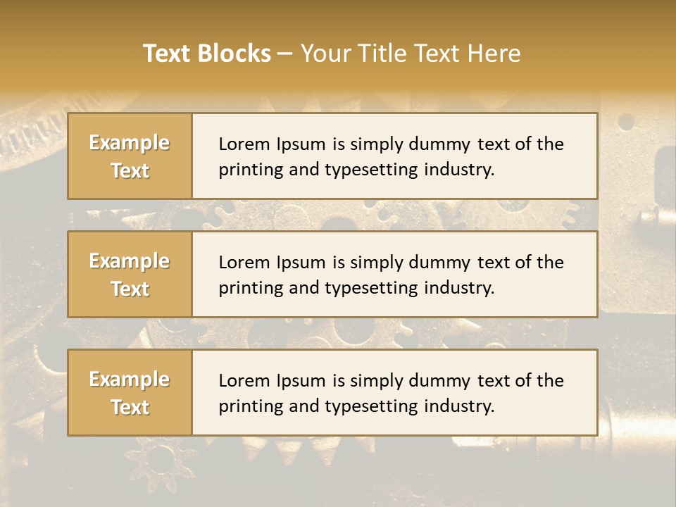 Old Mechanism PowerPoint Template