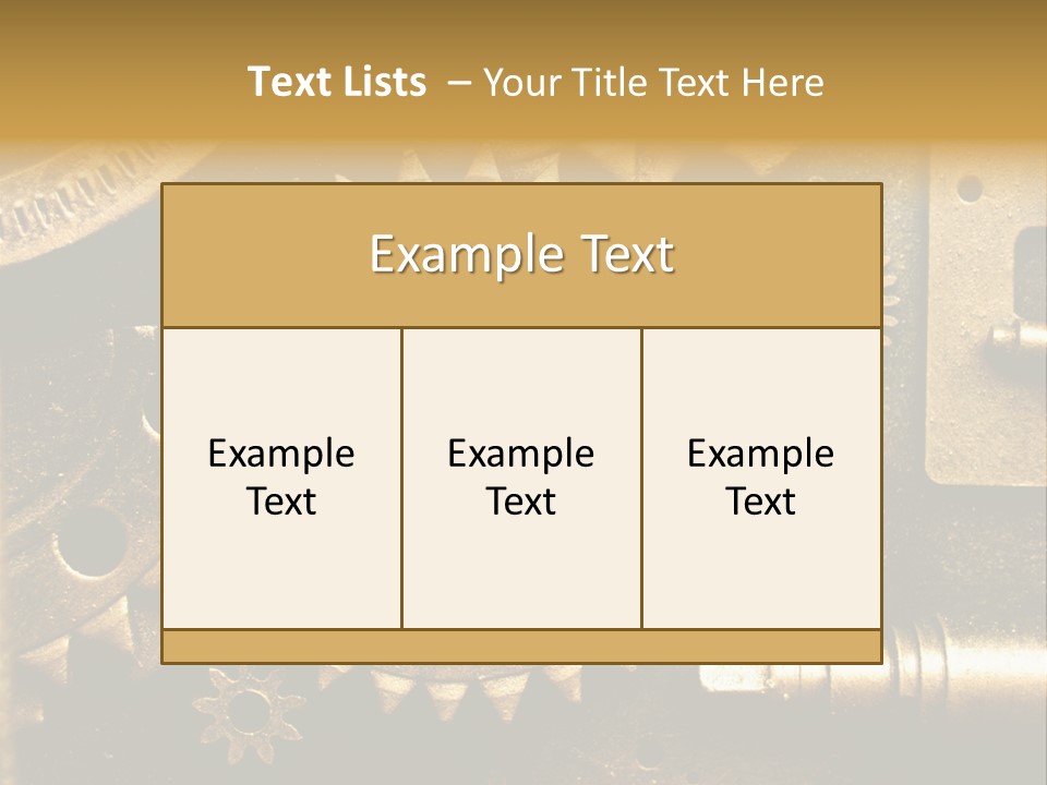 Old Mechanism PowerPoint Template