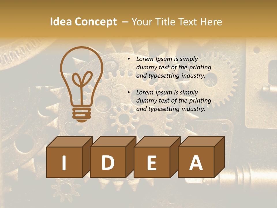 Old Mechanism PowerPoint Template