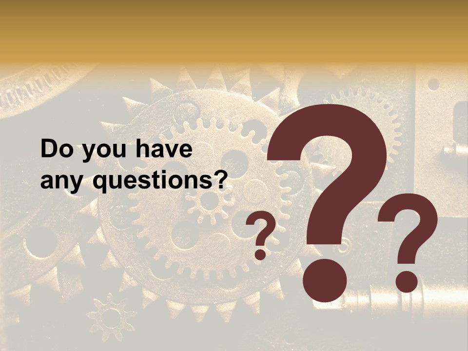 Old Mechanism PowerPoint Template