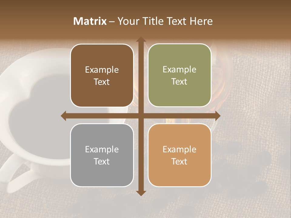 Brandy And Coffee PowerPoint Template