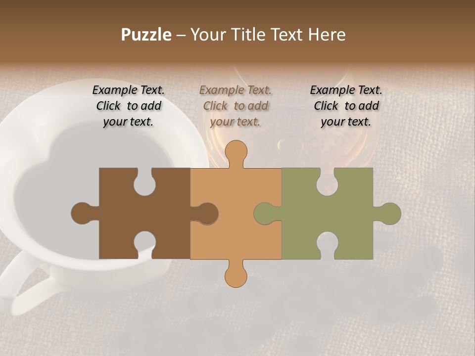 Brandy And Coffee PowerPoint Template