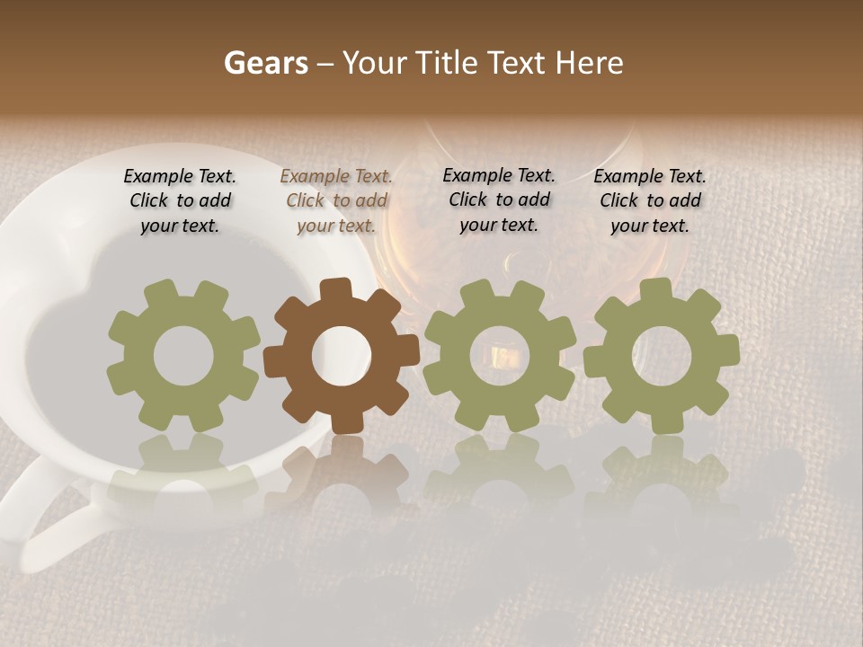 Brandy And Coffee PowerPoint Template