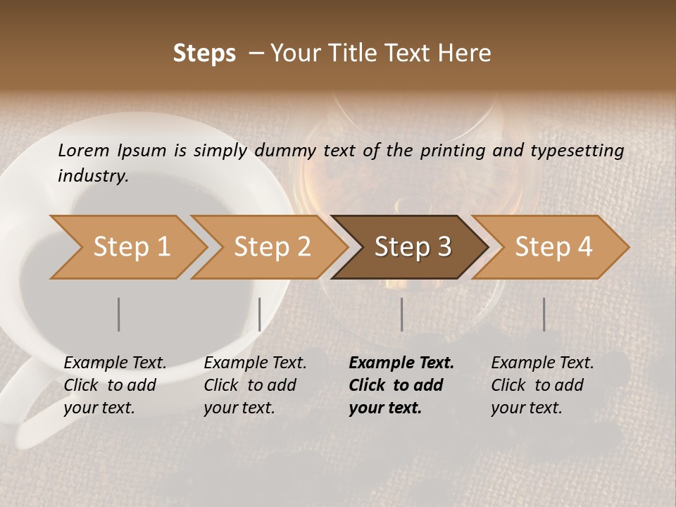 Brandy And Coffee PowerPoint Template