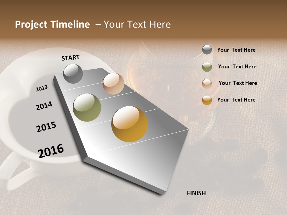 Brandy And Coffee PowerPoint Template