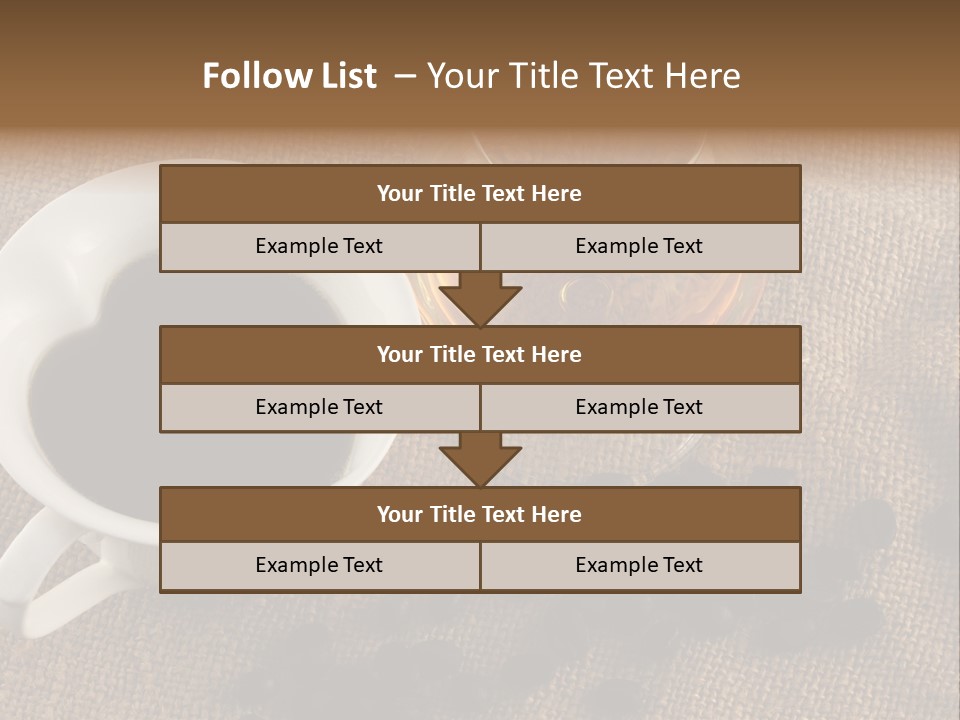 Brandy And Coffee PowerPoint Template