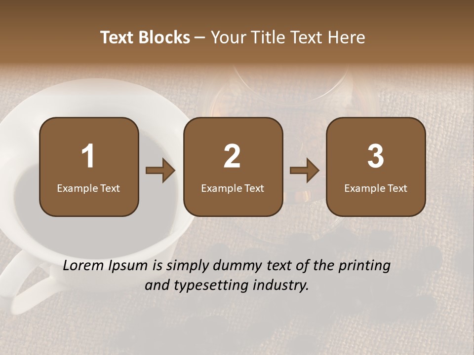 Brandy And Coffee PowerPoint Template
