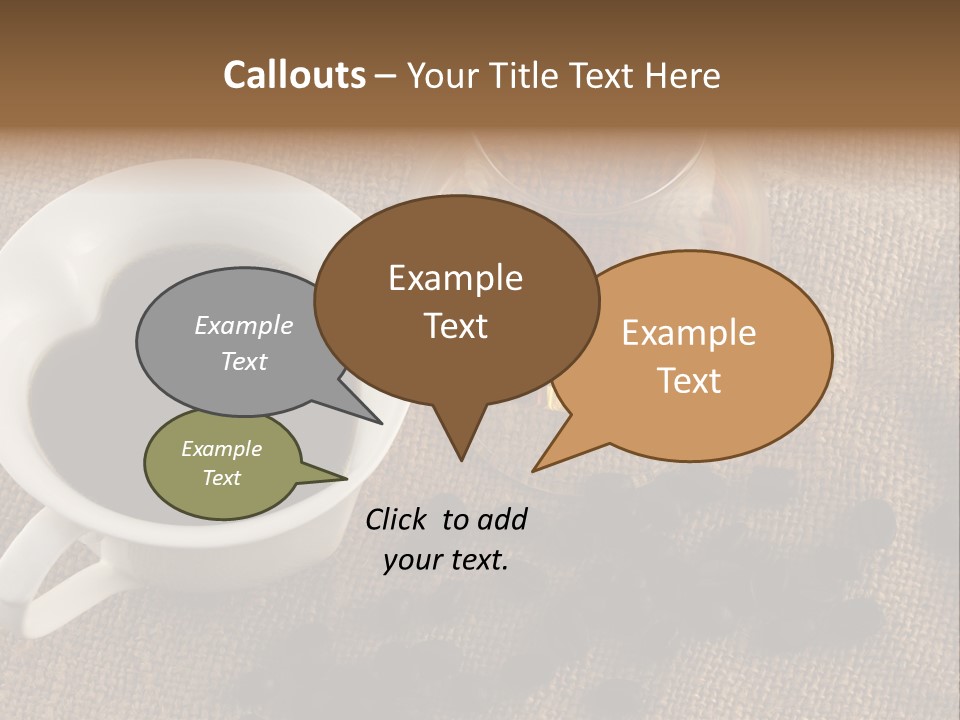 Brandy And Coffee PowerPoint Template