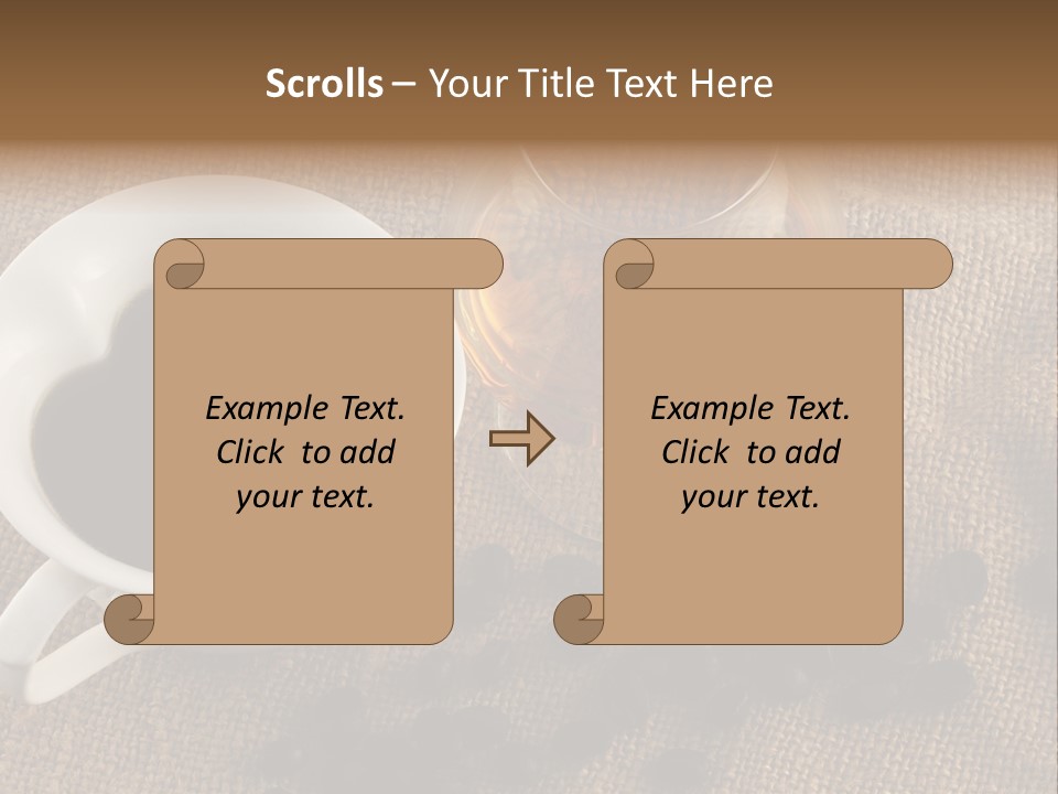 Brandy And Coffee PowerPoint Template