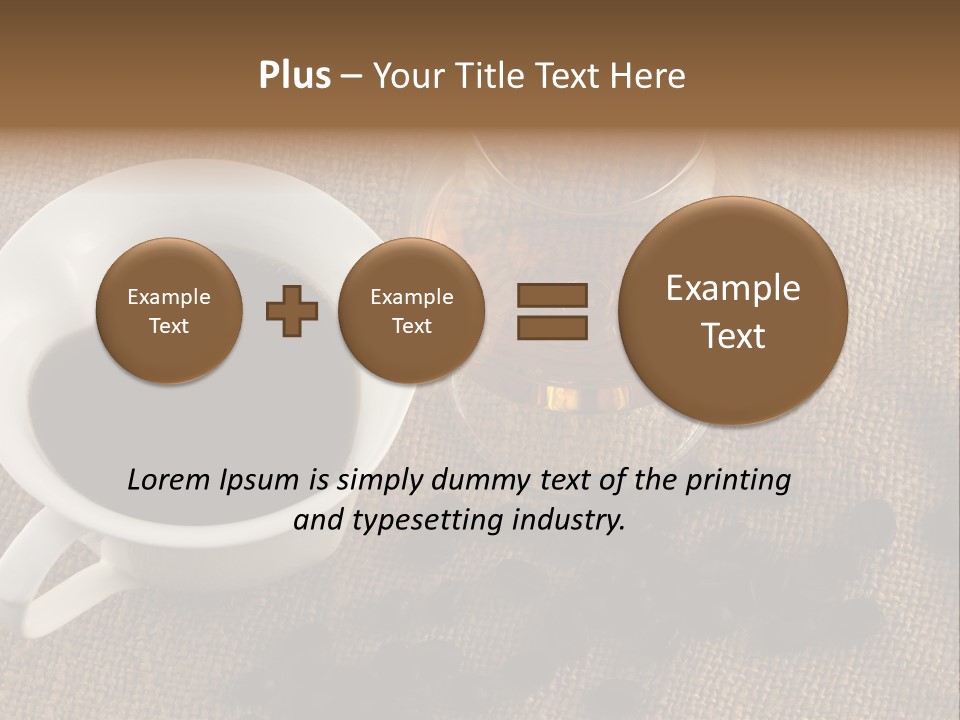 Brandy And Coffee PowerPoint Template