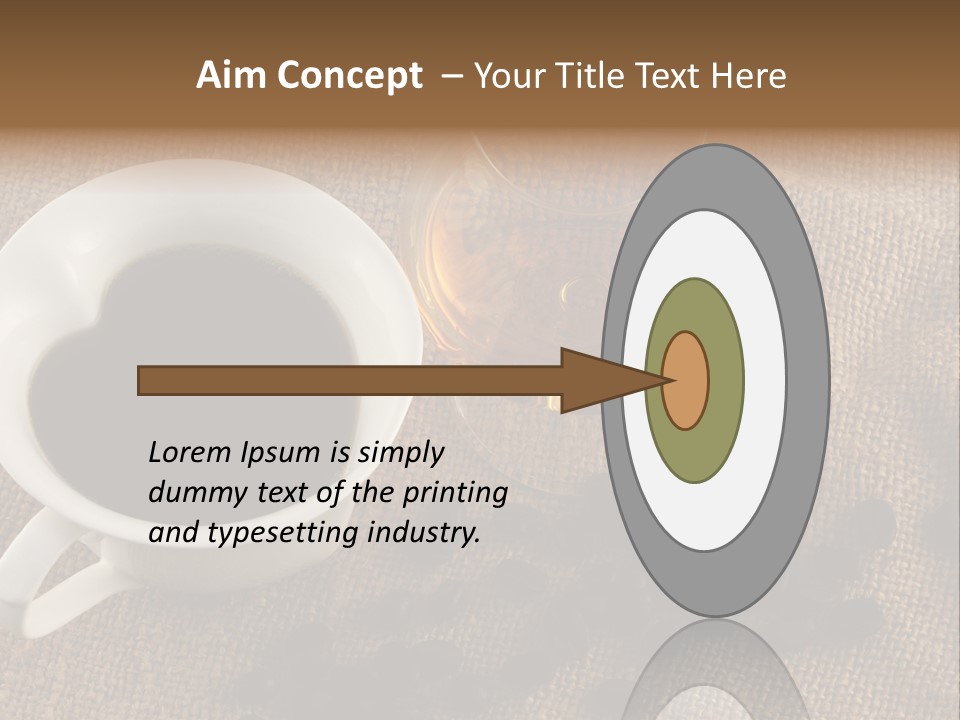 Brandy And Coffee PowerPoint Template