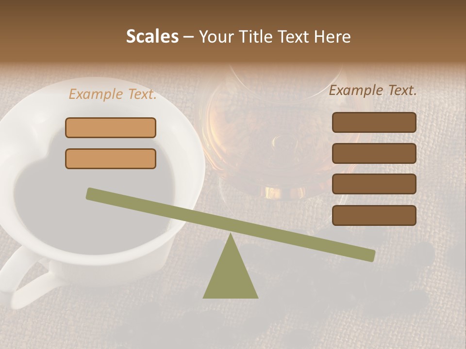 Brandy And Coffee PowerPoint Template