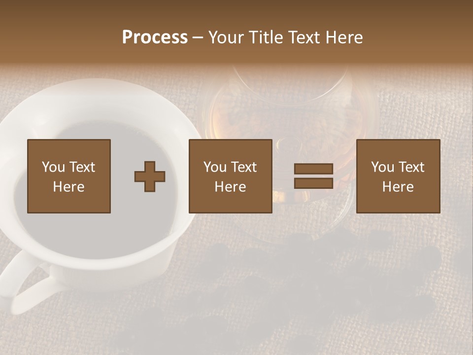 Brandy And Coffee PowerPoint Template