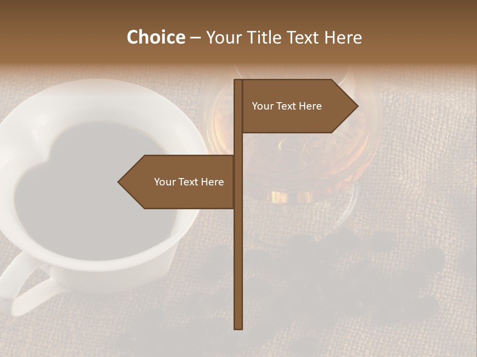 Brandy And Coffee PowerPoint Template