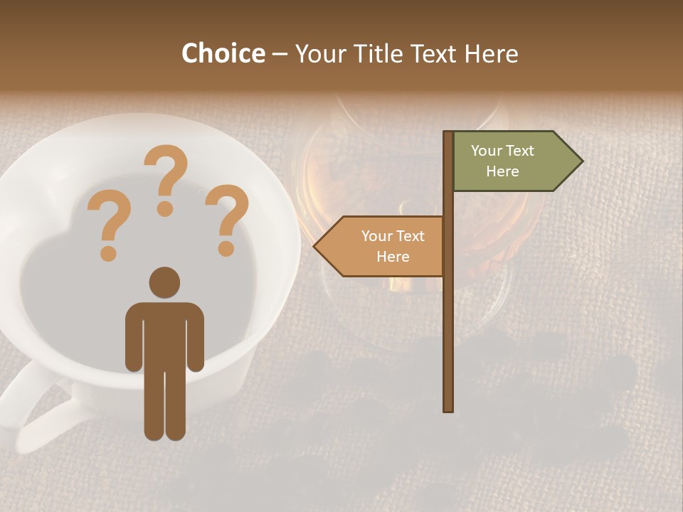 Brandy And Coffee PowerPoint Template