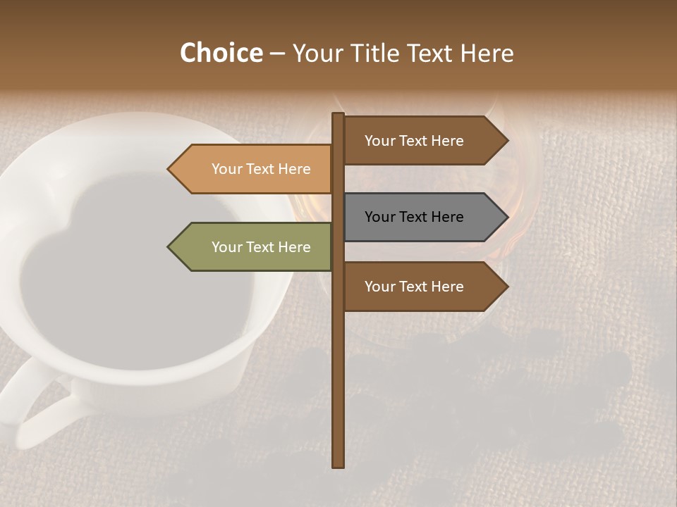 Brandy And Coffee PowerPoint Template