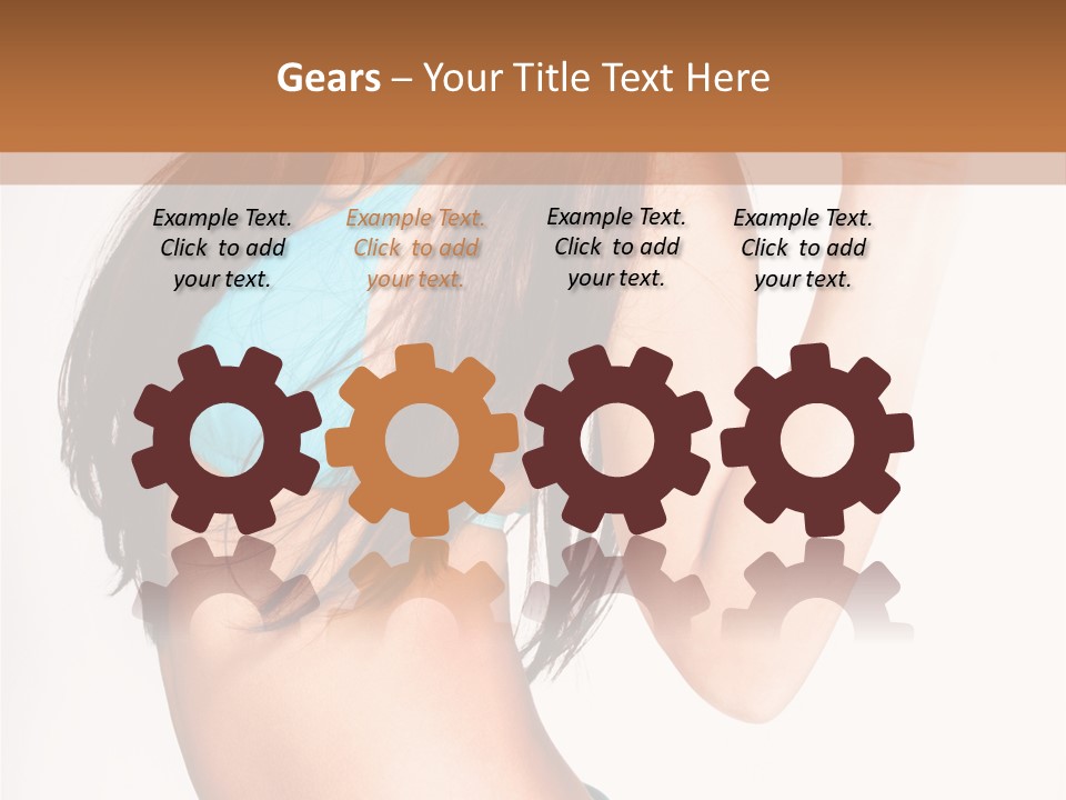 Students White Background PowerPoint Template