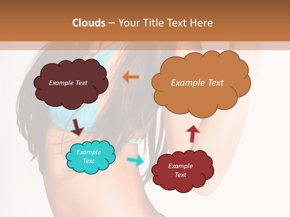 Students White Background PowerPoint Template