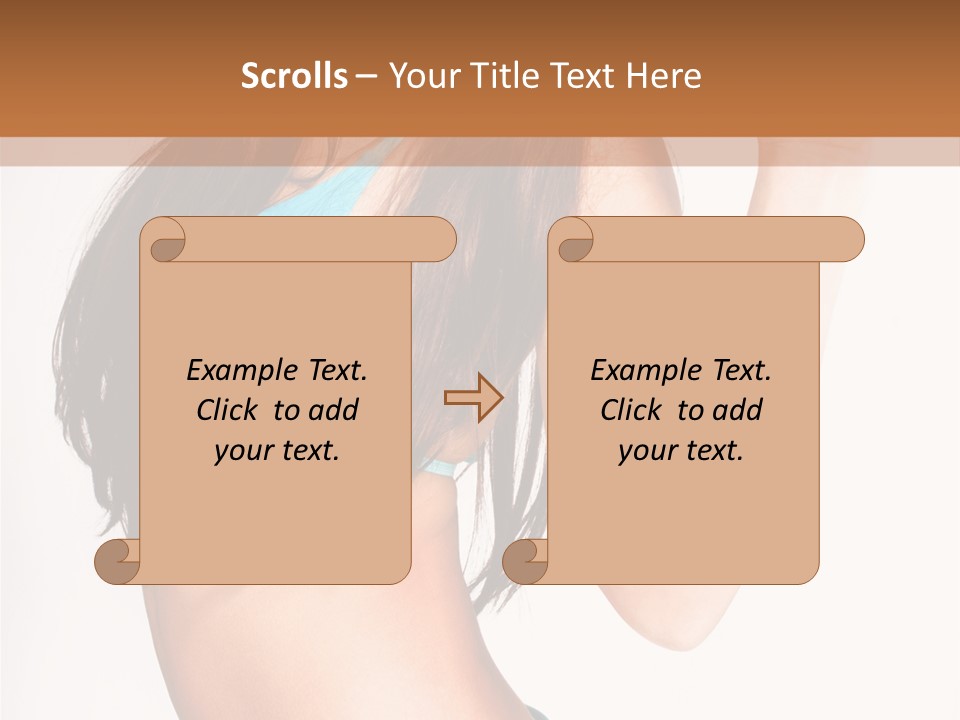 Students White Background PowerPoint Template