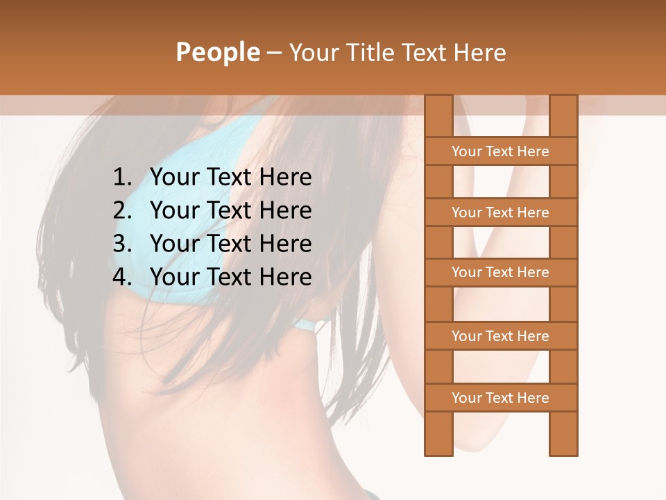 Students White Background PowerPoint Template