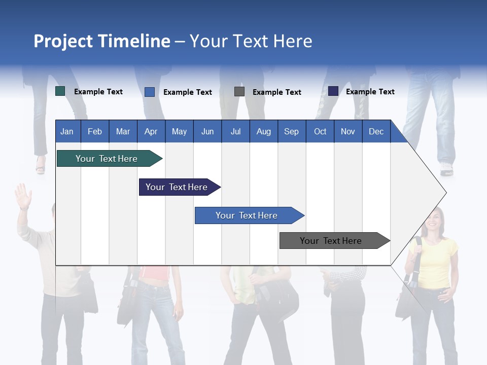 Students White Background PowerPoint Template