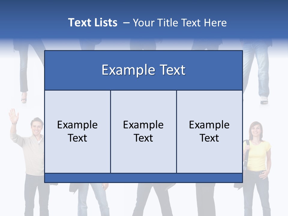 Students White Background PowerPoint Template