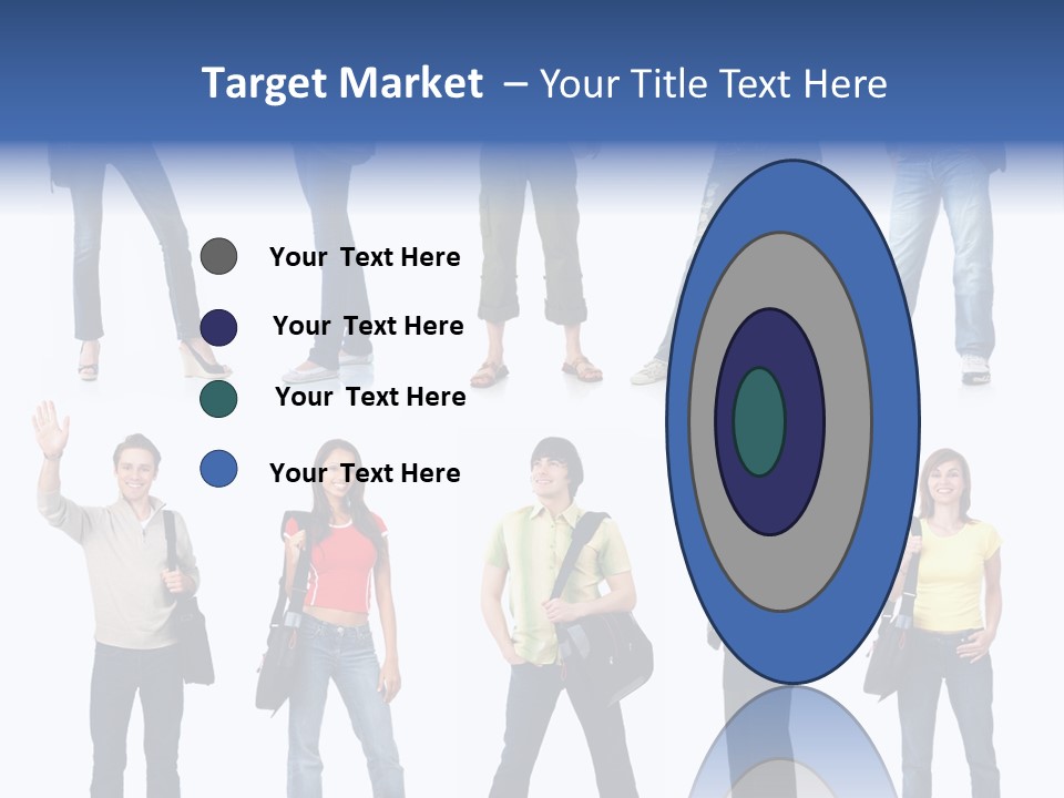 Students White Background PowerPoint Template